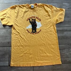 Kentucky Cocaine Bear Pride of the Bluegrass Yellow Tshirt-Large